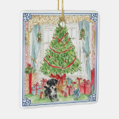 クリスマスツリーの下、クリスマスツリーオーナメント セラミックオーナメント (右)