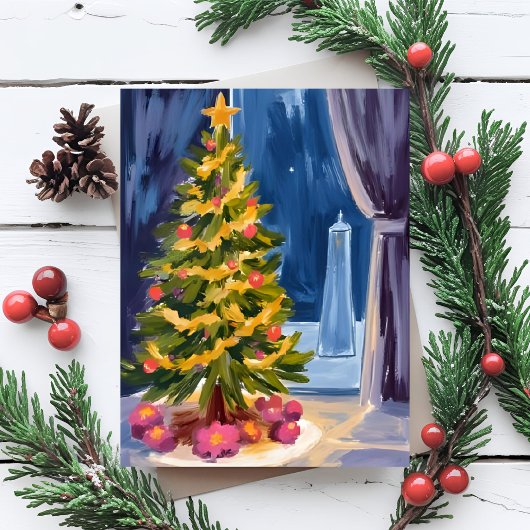 クリスマスツリーの下 シーズンカード