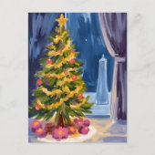 クリスマスツリーの下 シーズンポストカード (正面)