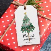 クリスマスツリーの休日のお気に入り ギフトタグ