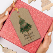 クリスマスツリーの休日のお気に入り ギフトタグ