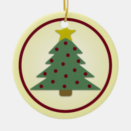クリスマスツリーの休日のオーナメント セラミックオーナメント