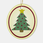 クリスマスツリーの休日のオーナメント セラミックオーナメント (左)