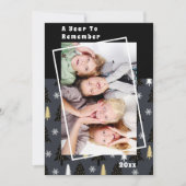 クリスマスツリーの休日を思い出す年の写真 (正面)