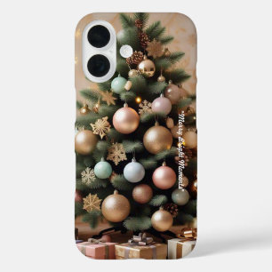 「クリスマスツリーの優雅さ」 iPhone 16ケース
