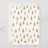 クリスマスツリーの写真カード シーズンカード (裏面)