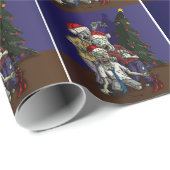 クリスマスツリーの包装紙によるゾンビ ラッピングペーパー (ロールコーナー)