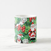 クリスマスツリーの北極のテーマの小型オーナメント コーヒーマグカップ (中央)