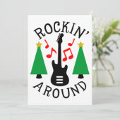 クリスマスツリーの周りでロック シーズンカード (スタンド正面)