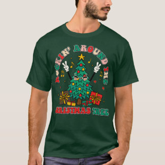 クリスマスツリーの周りのロックイン Tシャツ