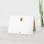 クリスマスツリーの国伝統的の挨拶 シーズンカード (裏面)