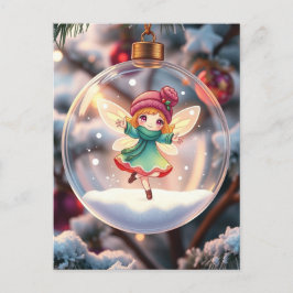 クリスマスツリーの妖精 シーズンポストカード
