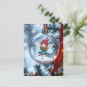 クリスマスツリーの妖精 シーズンポストカード (スタンド正面)