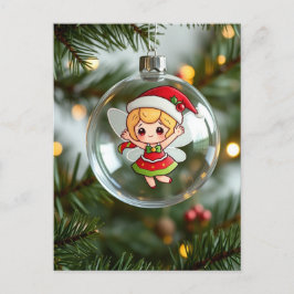 クリスマスツリーの妖精 シーズンポストカード