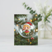 クリスマスツリーの妖精 シーズンポストカード (スタンド正面)