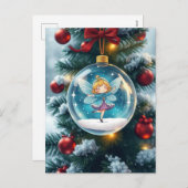 クリスマスツリーの妖精 シーズンポストカード (正面/裏面)