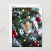 クリスマスツリーの妖精 シーズンポストカード (正面/裏面)
