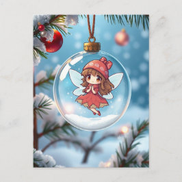 クリスマスツリーの妖精 シーズンポストカード