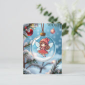 クリスマスツリーの妖精 シーズンポストカード (スタンド正面)