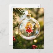 クリスマスツリーの妖精 シーズンポストカード (正面/裏面)