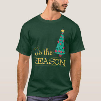 クリスマスツリーの家族とクリスマスの名言 Tシャツ