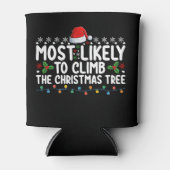 クリスマスツリーの家族に登りそうだ 缶クーラー (正面)