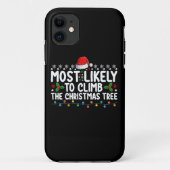 クリスマスツリーの家族に登りそうだ Case-Mate iPhoneケース (裏面)