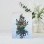 クリスマスツリーの小さなドーリー シーズンポストカード (スタンド正面)