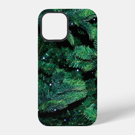 クリスマスツリーの小枝苗木松 iPhoneケース (裏面)