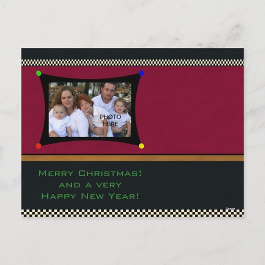 クリスマスツリーの巣の~の郵便はがきの写真の挿入物 シーズンポストカード (裏面)