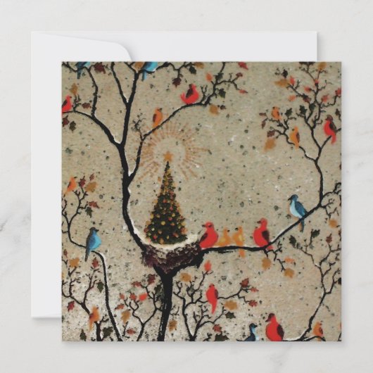 クリスマスツリーの巣 〜 ご招待状 招待状 (正面)