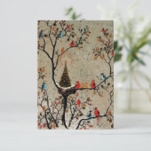 クリスマスツリーの巣 〜 ご招待状 招待状 (スタンド正面)