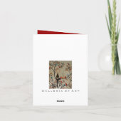 クリスマスツリーの巣 〜 カード (裏面)