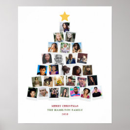 クリスマスツリーの思い出アート ポスター