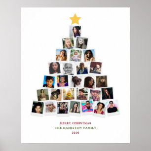 クリスマスツリーの思い出アート ポスター