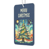 クリスマスツリーの抽象芸術アート3 – ファンおもしろい カーエアーフレッシュナー (左)