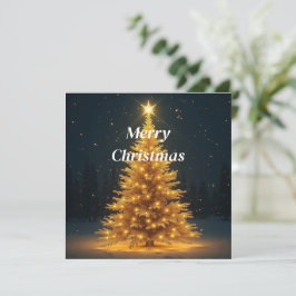 クリスマスツリーの招待状 招待状