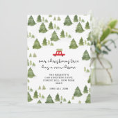 クリスマスツリーの新しいホームムービングアナウンス シーズンカード (スタンド正面)