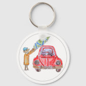 クリスマスツリーの時間！ キーホルダー (裏面)