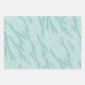 クリスマスツリーの枝とオーナメントパターン ラッピングペーパーシート (正面2)