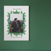 クリスマスツリーの枝の写真 キャンバスプリント