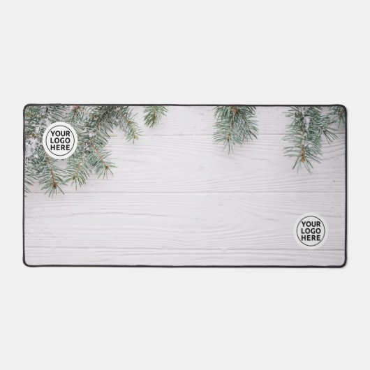 クリスマスツリーの枝デスクマットマウスパッド デスクマット (正面)