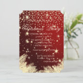 クリスマスツリーの枝企業の、クリスマスパーティー。 招待状 (スタンド正面)