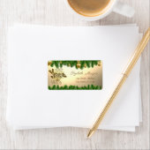 クリスマスツリーの枝，クリスマスベル ラベル (インサイチュ)