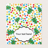 クリスマスツリーの柄 (外部フラット)