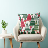 クリスマスツリーの森の枕 クッション (椅子)