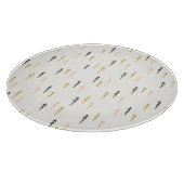 クリスマスツリーの森林パターン カッティングボード (角)