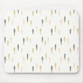 クリスマスツリーの森林パターン マウスパッド (正面)