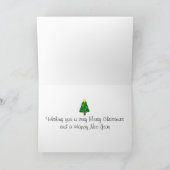 クリスマスツリーの森 シーズンカード (内部)