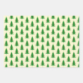 クリスマスツリーの森 ラッピングペーパーシート (正面2)